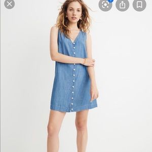 Madewell denim button dress